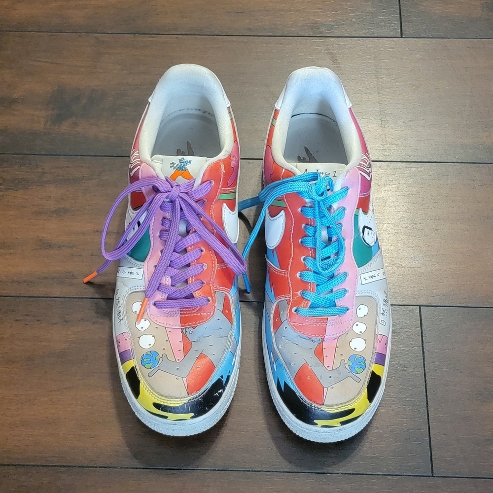 Nike Air Force 1 Flyleather Ruohan Wang Graphic Design